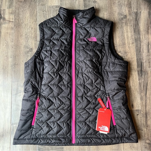 The North Face Womens Tamburello Black Quilted Puffer Vest Size XL - Picture 1 of 6